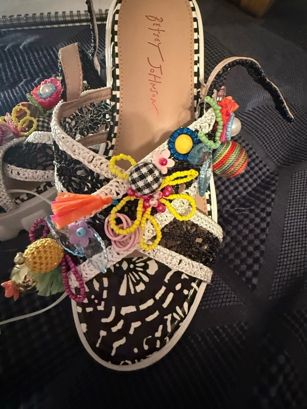 Betsey Johnson Embellished Graysen Platform - Picture 3 of 6
